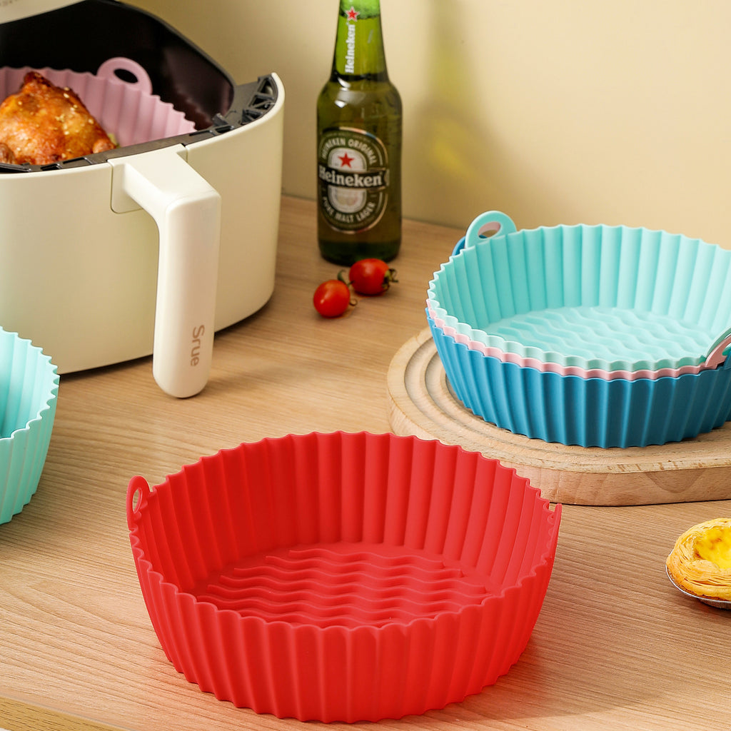 Silicone Basket Pot Tray Air Fryer Liner – Reusable