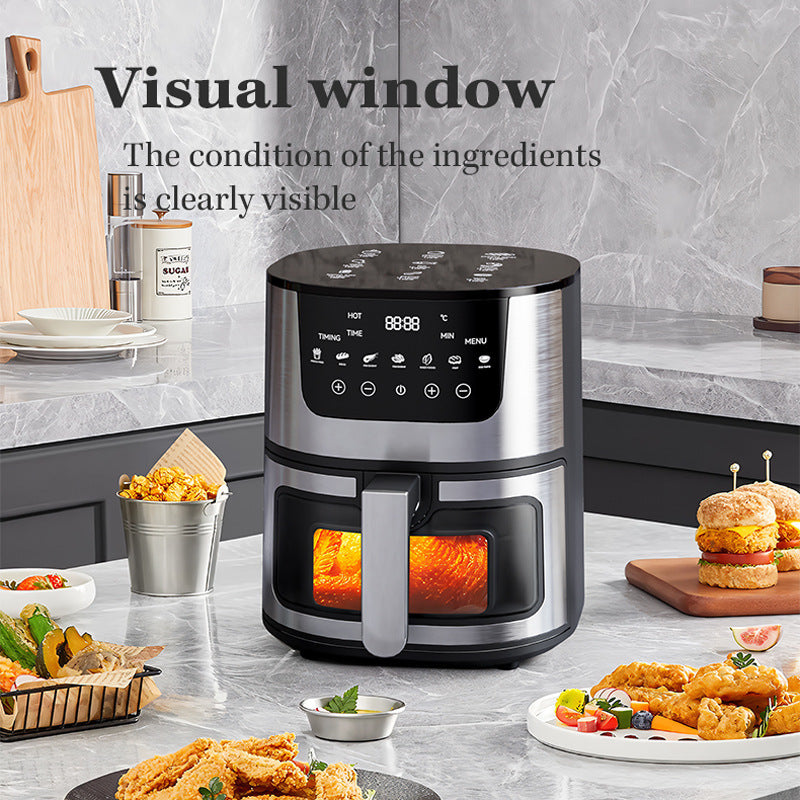 Stainless Steel Smart Visual Air Fryer Oven