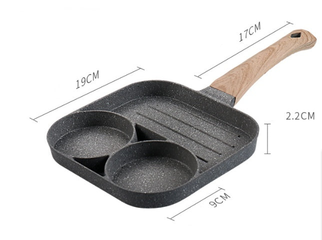 Multi-Functional 4-Hole Non-Stick Omelet Pan | Medical Stone