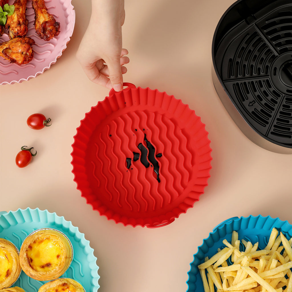 Silicone Basket Pot Tray Air Fryer Liner – Reusable
