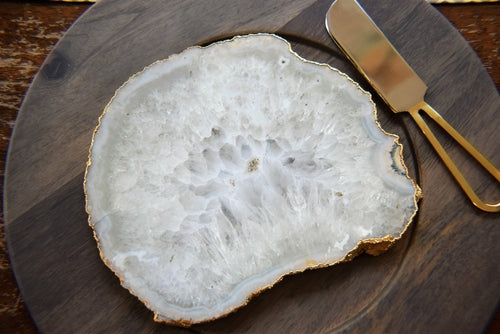 Gnarled Thin Trivets with Gold Trim