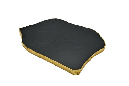Gnarled Thin Trivets with Gold Trim