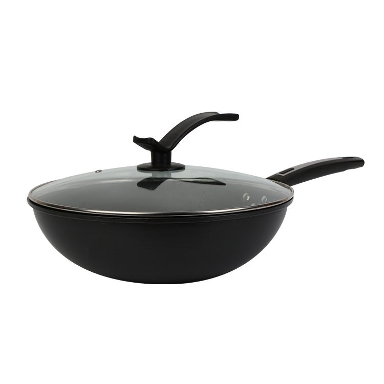 Non-Coated Fine Iron Wok – Durable, Natural, Non-Stick Cooking Pan