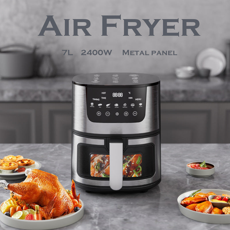 Stainless Steel Smart Visual Air Fryer Oven