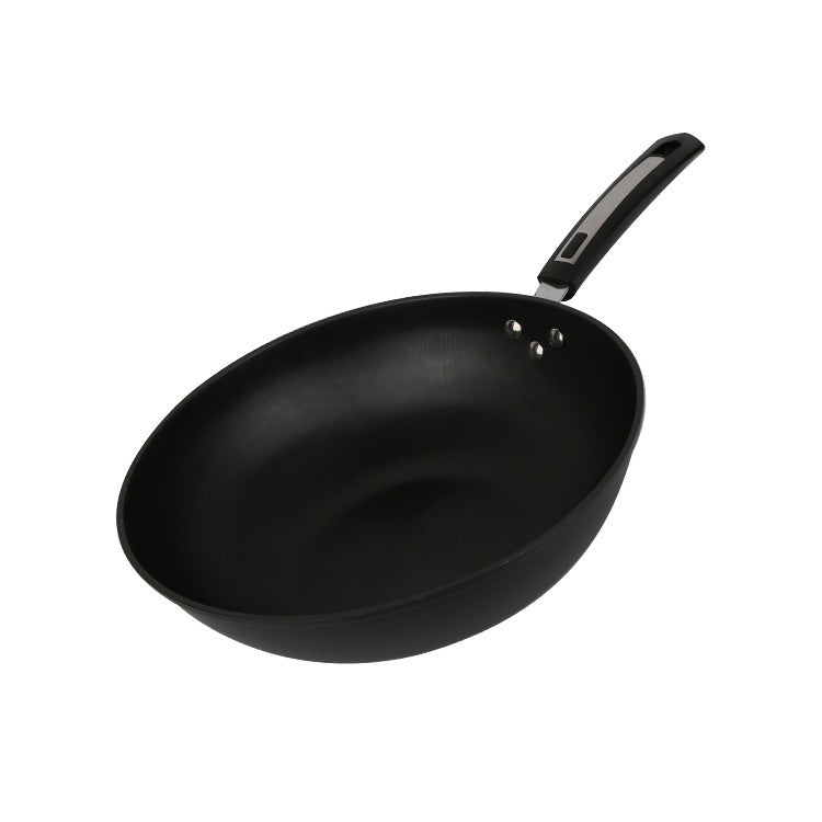 Non-Coated Fine Iron Wok – Durable, Natural, Non-Stick Cooking Pan