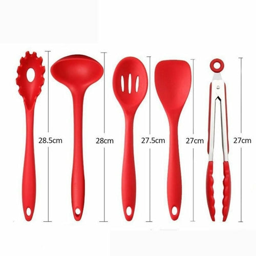 Non-Stick Silicone Cooking Utensils Set | 10 PCS Heat Resistant