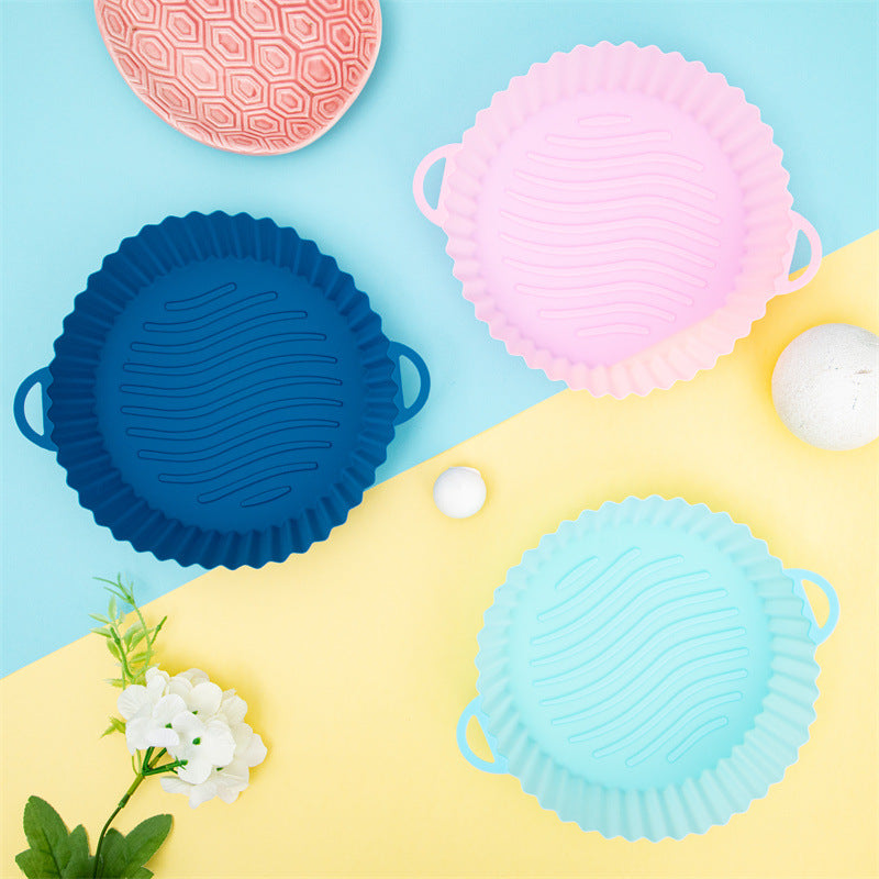 silicone baking tray for air fryer | Non-Stick & Reusable - Kitchenware Grace