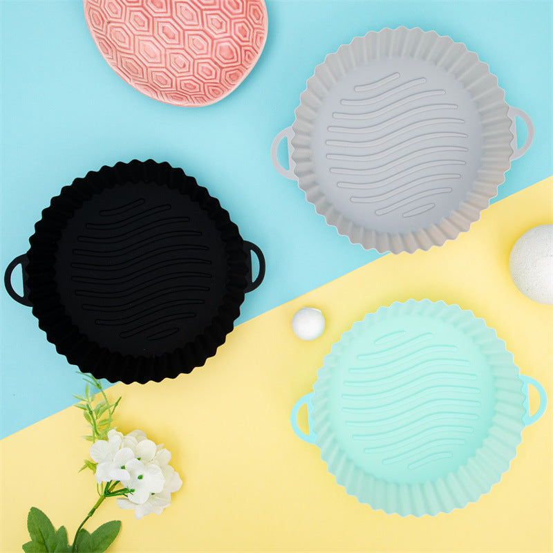 silicone baking tray for air fryer | Non-Stick & Reusable - Kitchenware Grace