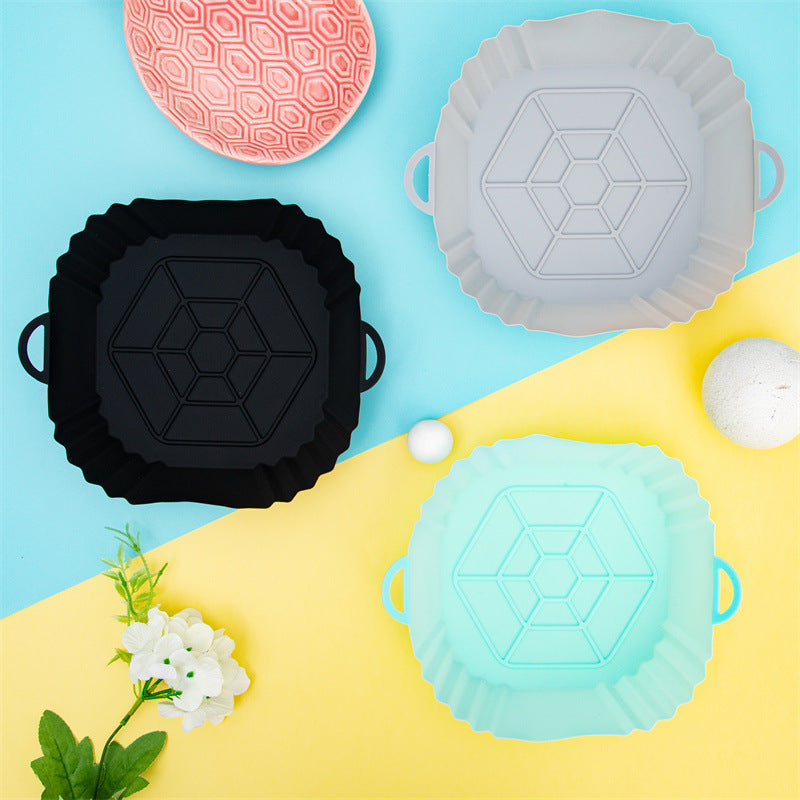 silicone baking tray for air fryer | Non-Stick & Reusable - Kitchenware Grace