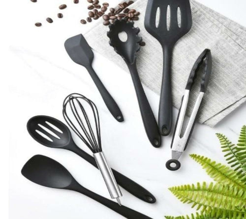 Non-Stick Silicone Cooking Utensils Set | 10 PCS Heat Resistant